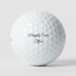 'Happily Ever After' Golf Course Wedding Favors Balls