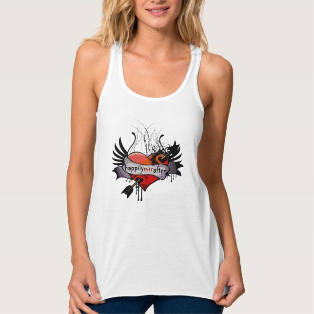 Happily Ever After  Gothic Grunge Tank Top (Front)