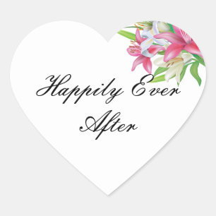Happily Ever After Heart Sticker