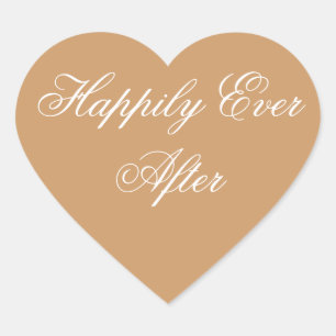 Happily Ever After Heart Sticker