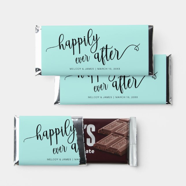 Happily Ever After Hershey Bar Favors (Front)