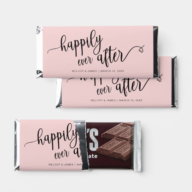 Happily Ever After Hershey Bar Favors (Front)