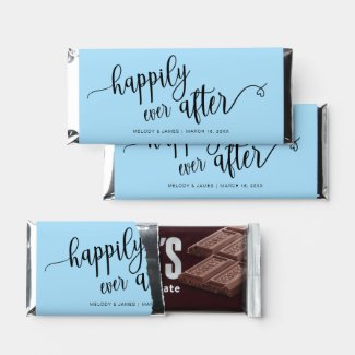 Happily Ever After Hershey Bar Favors