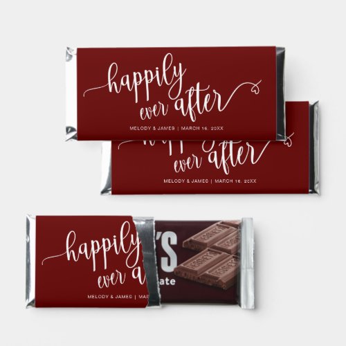 Happily Ever After Hershey Bar Favors