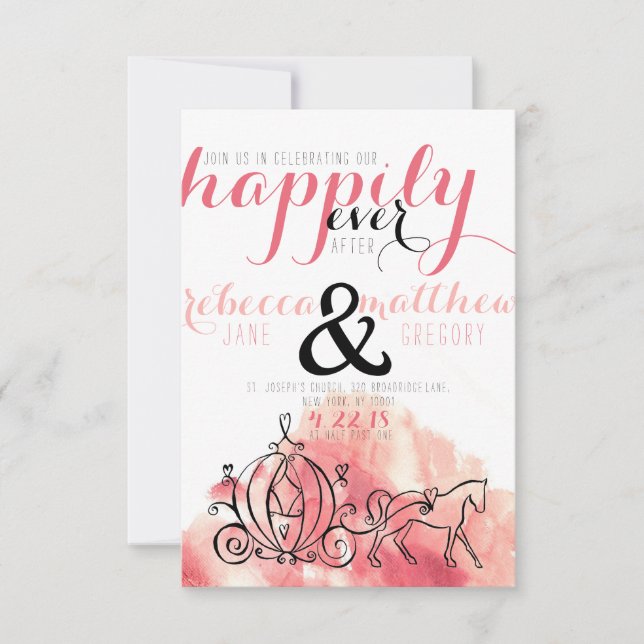 Happily ever after! invitation (Front)