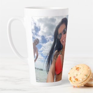 Happily Ever After Latte Custom Photo Mug Zazz_it