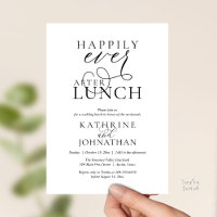 Happily Ever After Lunch Post Wedding Elopement