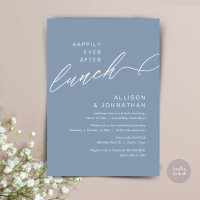 Happily Ever After Lunch, Wedding, Dusty Blue