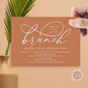 Happily Ever After Lunch, Wedding Elopement Invitation