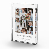 Happily Ever After Minimal Wedding Photo Collage (Right)