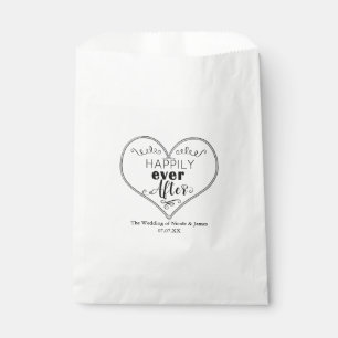 Happily Ever After Modern Fairy Tale Wedding Favor Bag