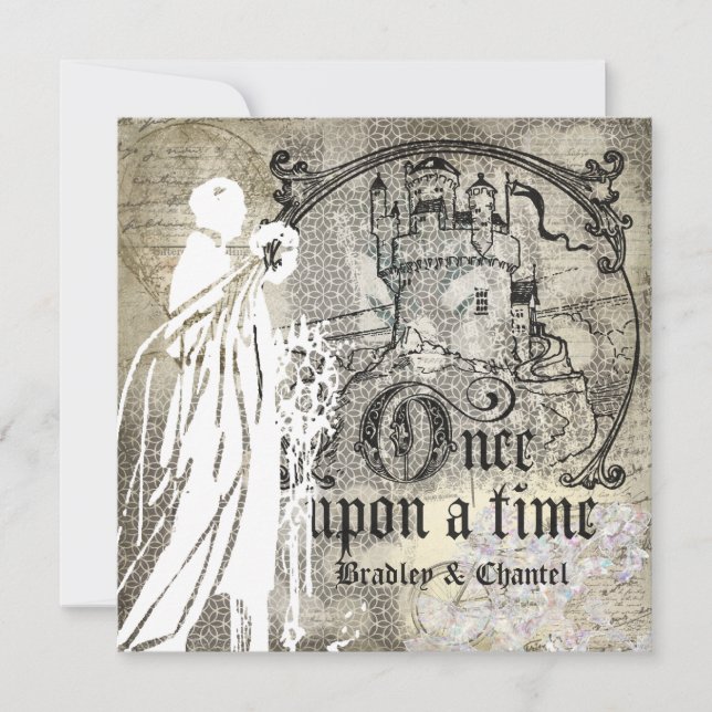 Happily Ever After Once Upon a Time Invitation (Front)