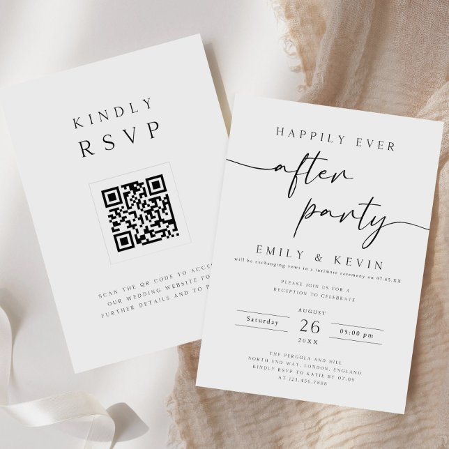 Happily Ever After Party Invitation Template, Wedd (Creator Uploaded)