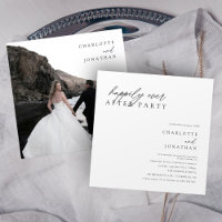Happily Ever After Party Modern Elopement Wedding