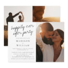 Happily Ever After Party Modern Photo Wedding