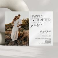 Happily Ever After Party Picture Wedding Reception