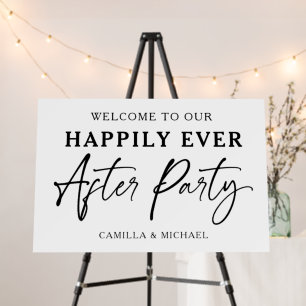 Happily Ever After Party Reception Wedding Foam Board