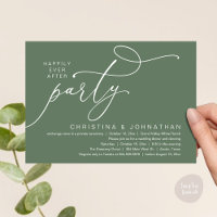 Happily Ever After Party, Romantic Wedding Dinner