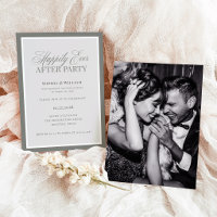 Happily Ever After Party | Sage Green Elopement