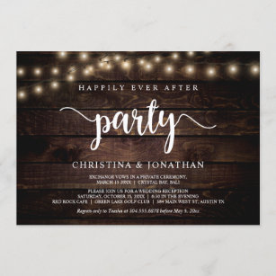 Post Wedding Invitations Zazzle