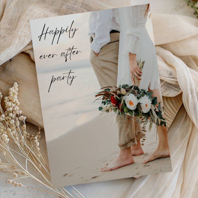 Happily Ever After Party Wedding Celebration Party Invitation (Creator Uploaded)