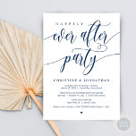 Happily Ever After Party, Wedding Elopement Dinner Invitation<br><div class="desc">Announce and share your happily ever after in style with our modern theme design (Happily ever after party) wedding elopement celebration invitation card. It is ideal for couples who have decided to celebrate their best day. With its sophisticated yet playful design, this invitation is sure to set the tone for...</div>