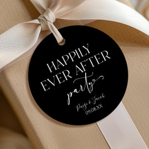 Happily Ever After Party Wedding Reception Favor Tags