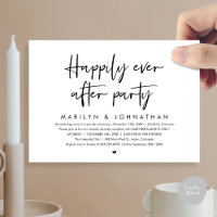Happily Ever After Party, Wedding Reception