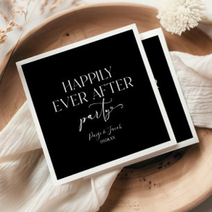 Happily Ever After Party Wedding Reception Napkins