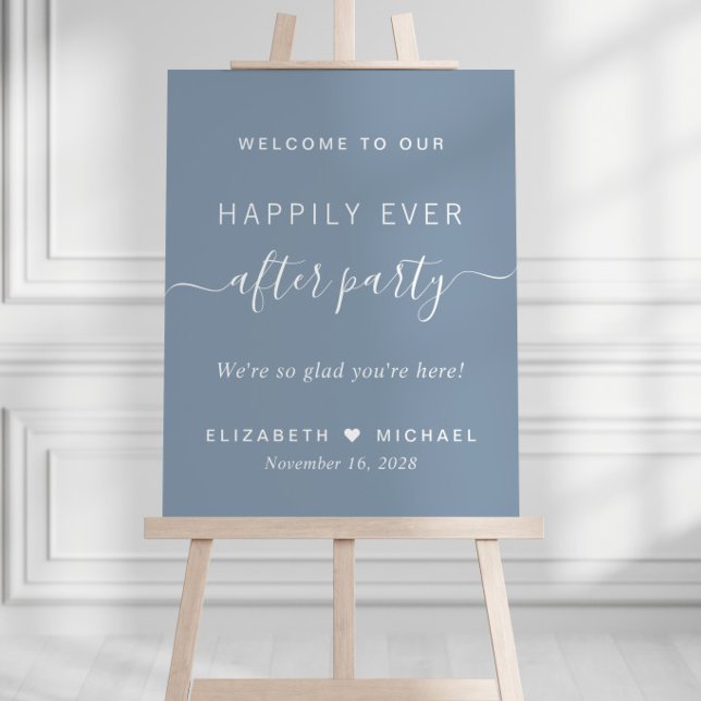 Happily Ever After Party Wedding Reception Welcome Foam Board (Creator Uploaded)