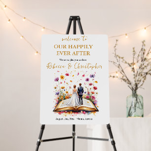 Happily Ever After Party Welcome Foam Board