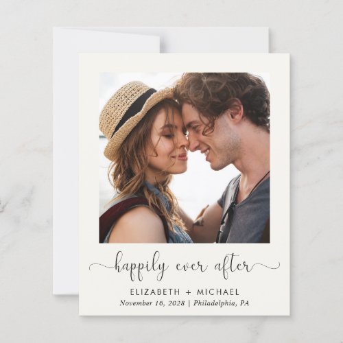 Happily Ever After Photo QR Code Wedding Reception