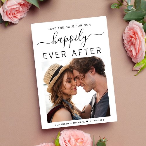 Happily Ever After Photo Save The Date