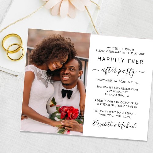 Happily Ever After Photo Wedding Reception