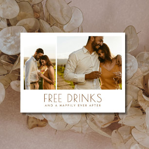 Happily Ever After Photo Wedding Save the Date Announcement Postcard