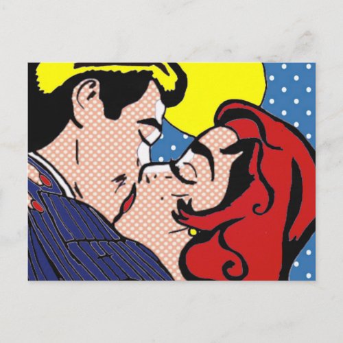 Happily Ever After Pop Art Postcard