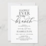 Happily Ever After Post wedding Brunch Celebration Invitation