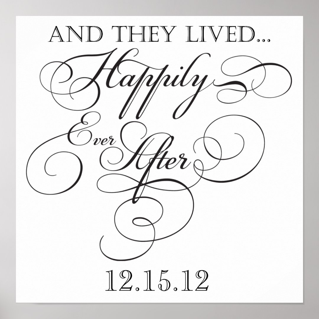 Happily Ever After Poster | Zazzle