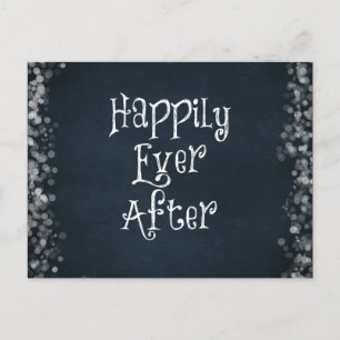 Happily Ever After Quote Postcard
