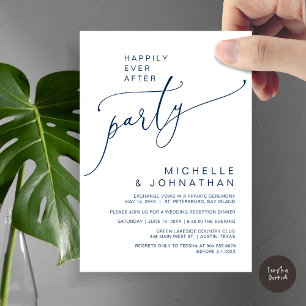 Happily Ever After Reception Dinner and Dancing Invitation
