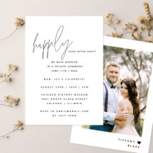 Happily Ever After Reception Party Wedding Photo