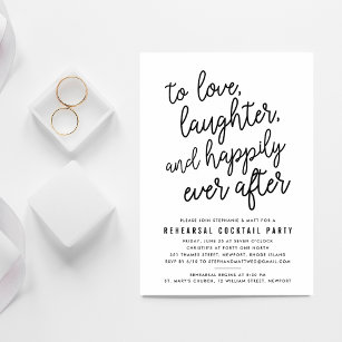 Love Laughter Happily Ever After Party Cups