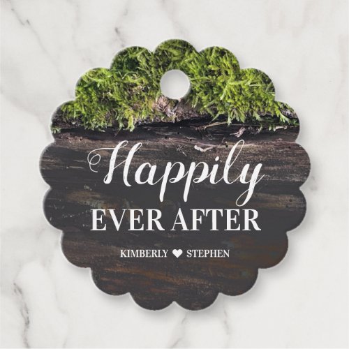 Happily Ever After Rustic Wedding Favor Tags