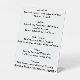 "Happily Ever After Starts Here" Pedestal Sign