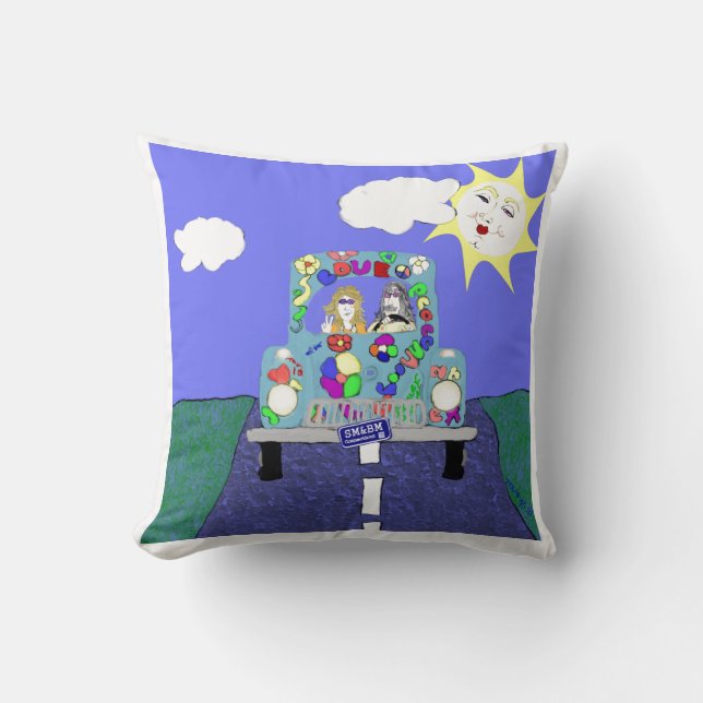 Happily Ever After... Throw Pillow (Front)