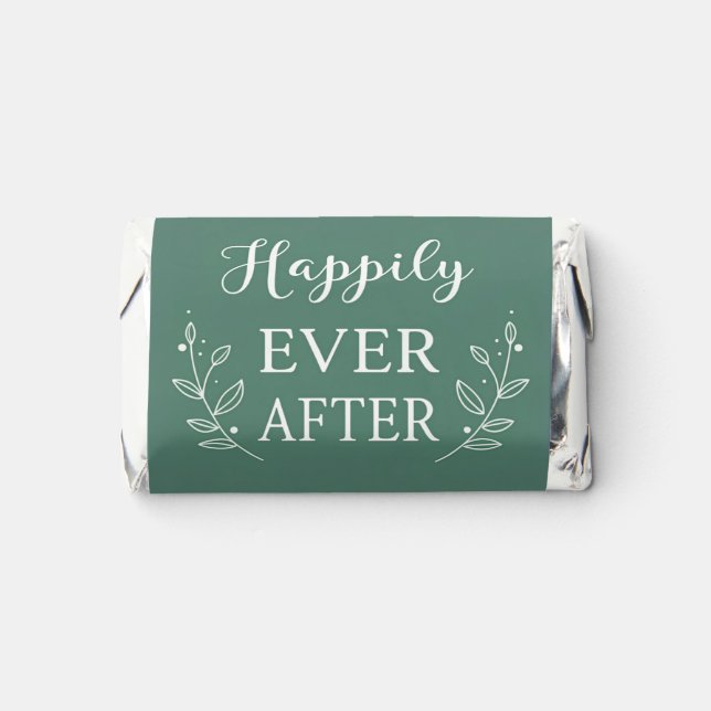 “Happily Ever After” Wedding Design – Elegant  Hershey's Miniatures (Front)