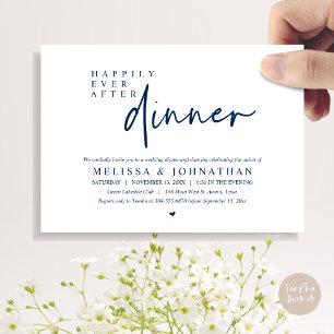 Happily Ever After Wedding Dinner and Dancing Invitation