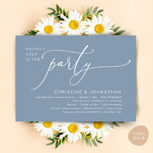 Happily Ever After Wedding Dinner Party Dancing Invitation