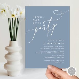 Happily Ever After Wedding Elopement Party Invitat Invitation