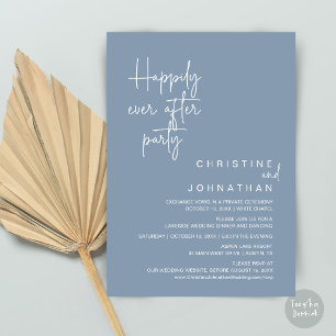 Happily Ever After Wedding Elopement Party Invitat Invitation